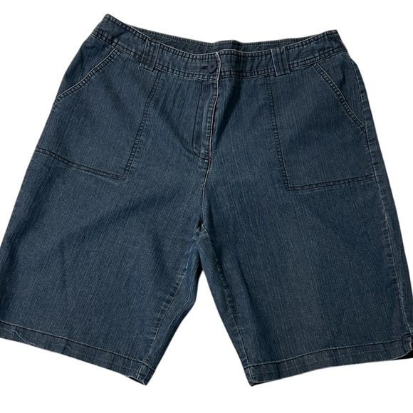 White Stag Pants - White Stag Dark Blue Denim Jean Shorts
